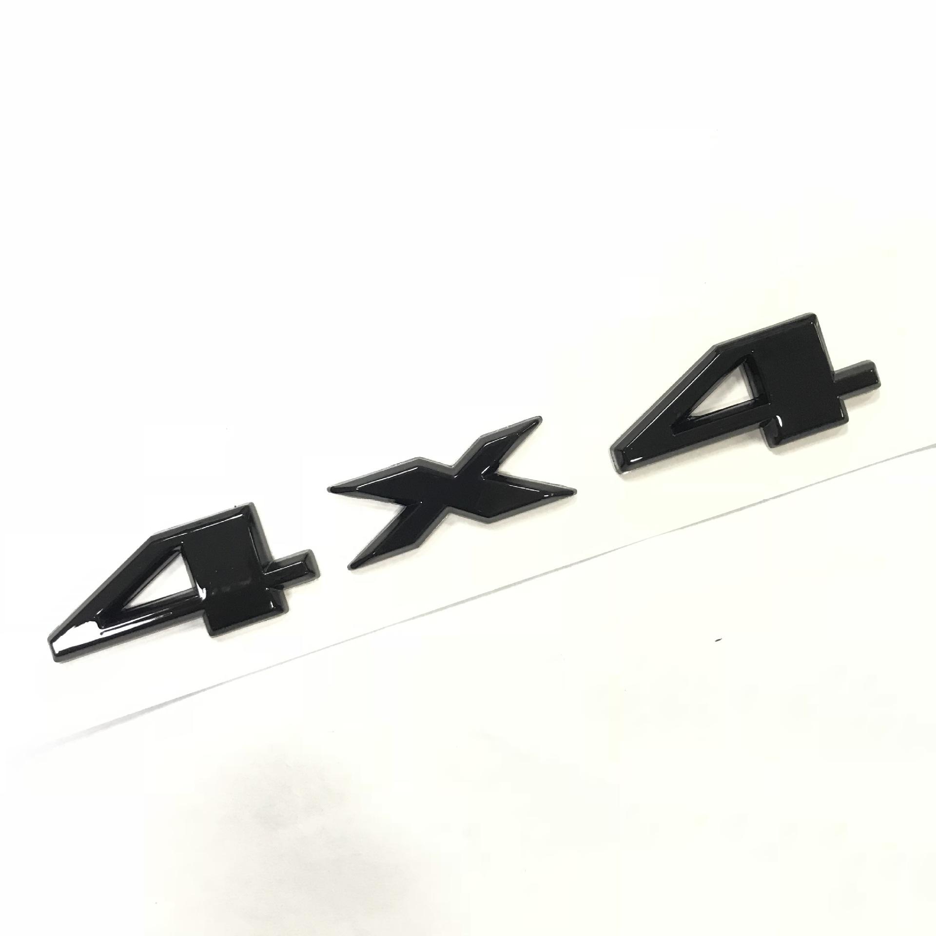 

1X 3D ABS 4X4 Car Side Fender Rear Trunk Emblem Badge Sticker Decals suit for Universal car accessories decoration styling