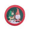 Anti-scalding Coaster Heat Insulation Pot Pad Christmas Woven Cotton Placemat  Table Decoration