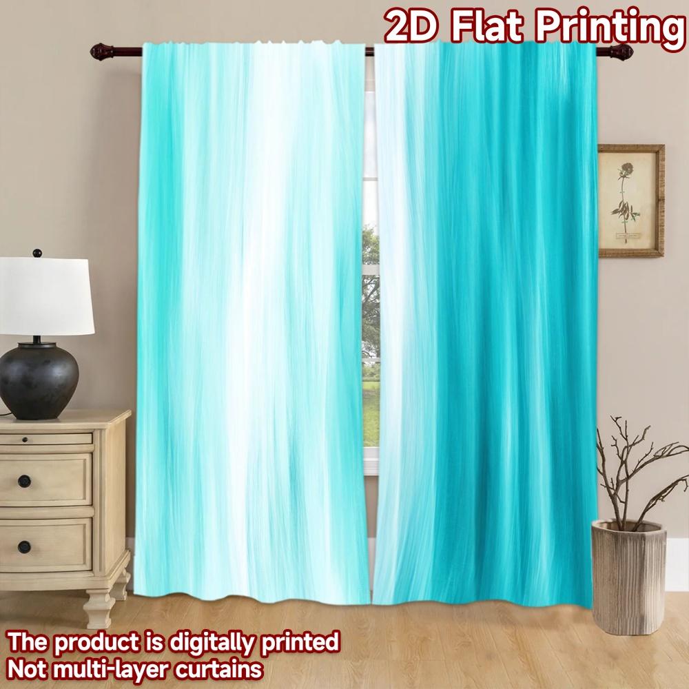 2D flat Photography Backdrop Popular Photography Banner Blue Vertical Brushstrokes (2) 100% Polyester Party & Holiday Decor