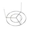 Kitchen Vertical Skewers Holder Round Air Fryer Grill Rack Detachable Grill Kebab Rack with Steel Sticks