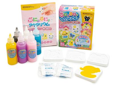 EDISON TOY Squishy Play with Cute Toy for Ages 6 and Up Aquarium, Pets, 6-Color Set, KJT12053,