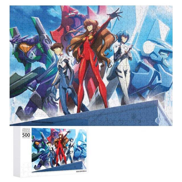 

Bandai300/500/1000 штук мультяшной анимации-пазла для взрослых и детей, сборка головоломки, игрушка, декомпрессия
