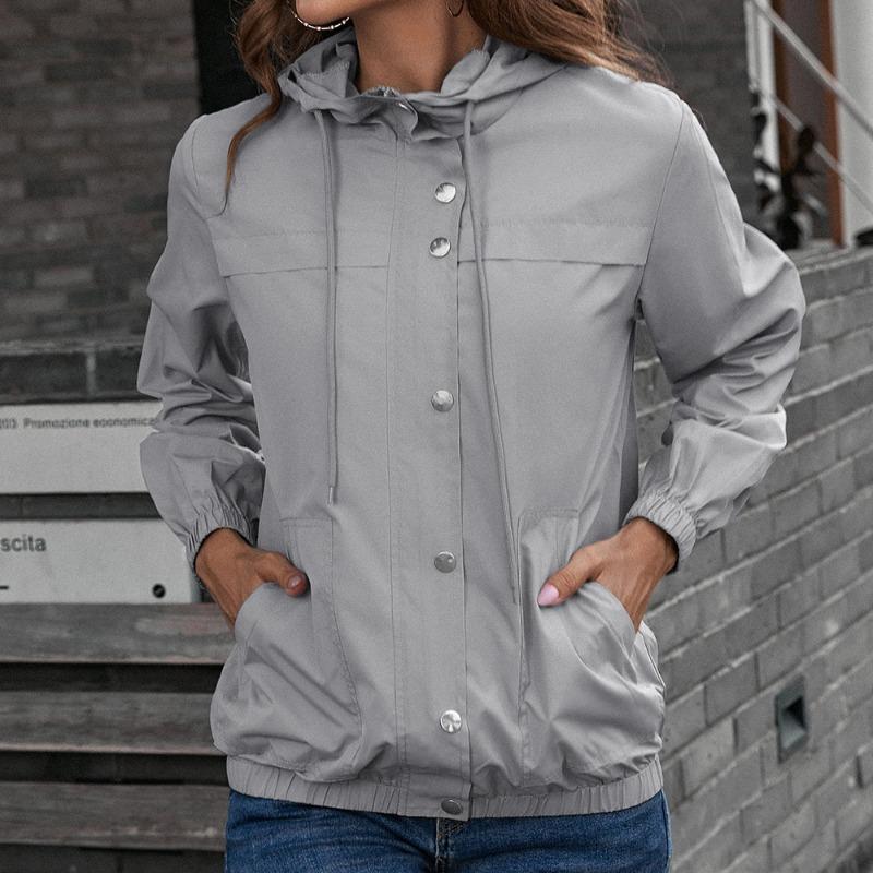Regenfester Mantel mit Kapuze Outdoor-Sport Bergsteigeranzug Winddichte Jacke Jacke Wasserdichte Jacke Jacke Damenoberteil