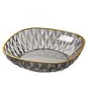 ZISIZ Diamond Pattern Snack & Bone Dish