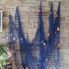 Mediterranean Ocean Decorative Fish Net Hemp Rope 39.37 in