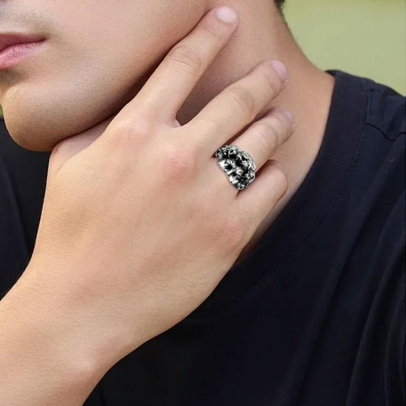 Elegant Cracked Effect Silver Band Sculpture Design Artistic Jewelry Gift For Art Lovers And Fashion Enthusiasts