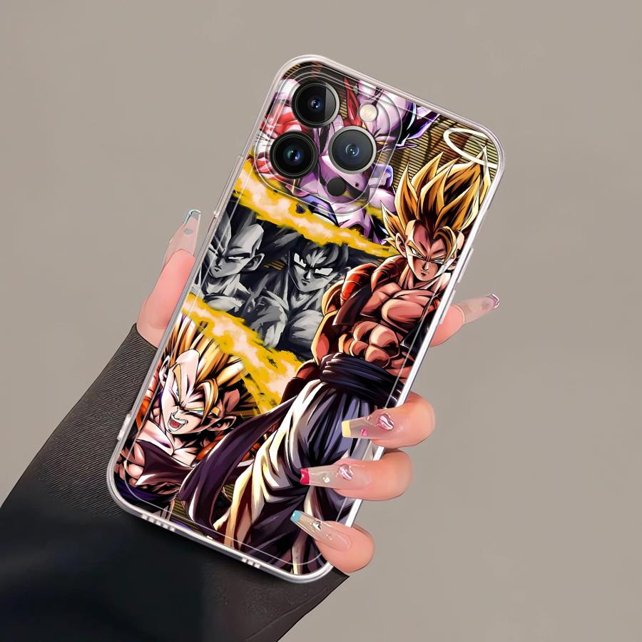 D-Dragons Ball Anime Hülle für iPhone 17 Pro Max 12 Mini 16 15 Air 7 8 XS Max 14 Plus 11 13 Pro XR Weiche Handyhülle