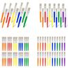 10/12/24/30Pcs Kids Paint Brush Colorful Paint Brush for Artist Beginner Oil Acrylics Watercolor Rock Canvas Painting