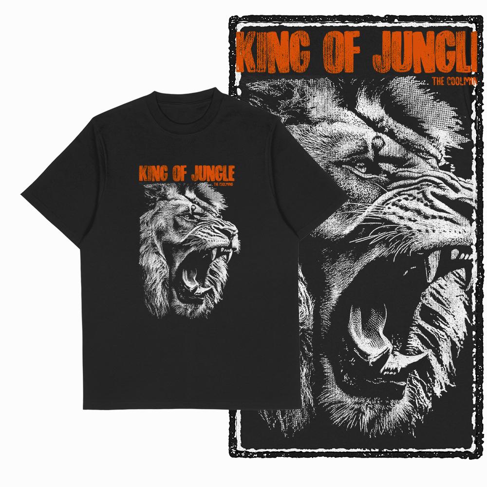 Coolmind MAV lion printed Exclusive graphic men T shirt 100% cotton big size streetwear men tshirt cool t-shirt tee shirts