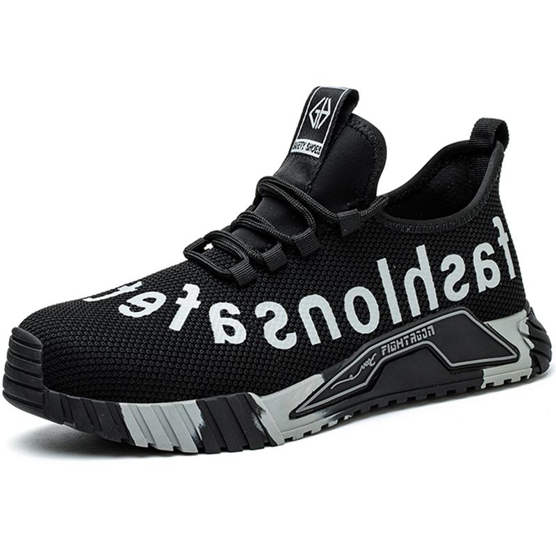 Goedkope Ademende veiligheidsschoenen heren voor werk Sneakers - Main Image