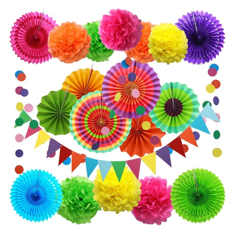 Colorful Birthday Decorations Suits for Home, Classroom, Wedding Halls, Offices,