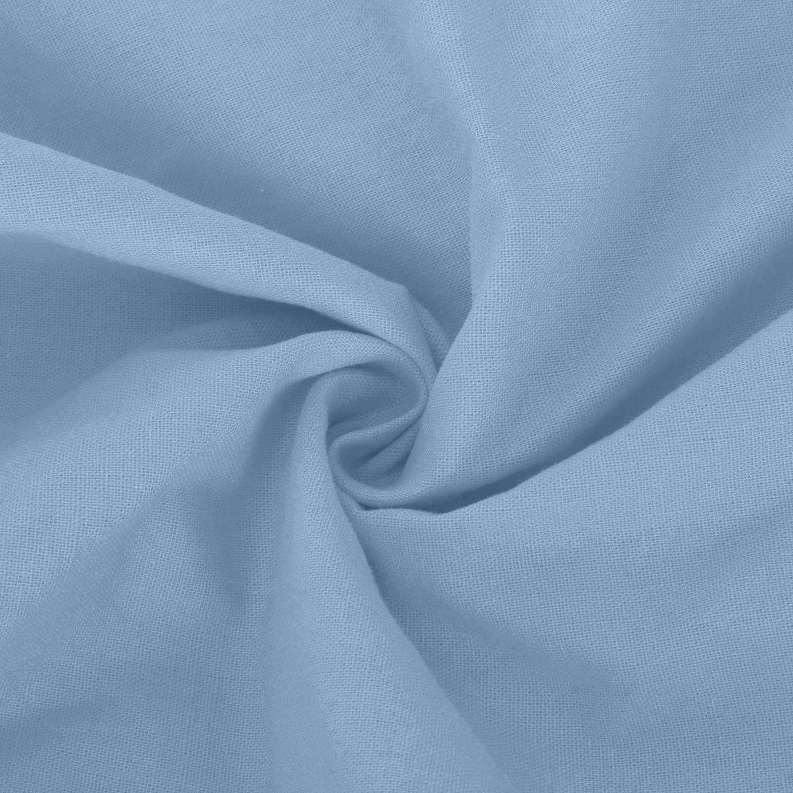 Женская модная повседневная однотонная рубашка из хлопка и конопли с короткими рукавами — фото 7