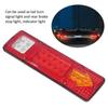 2pcs LED Taillights 12V High Brightness Universal Turn Signal Lamp for Trailer Trucks Caravans Boats Campers