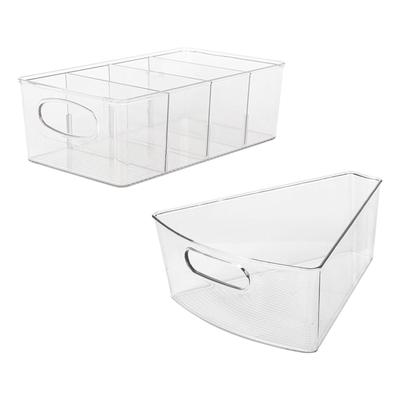 Aufbewahrungskorb, Aufbewahrungsbehälter, robuster, stabiler Kühlschrank-Organizer für unter die Spüle in der Küche, im Küchenschrank, im Kleiderschrank zu Hause