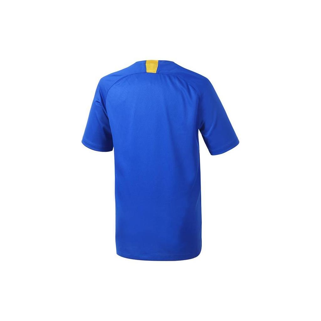 Nike Suning FC Home Stadium Fan Edition Crew Neck Soccer T-Shirt Men Tops Blue AR4698-480