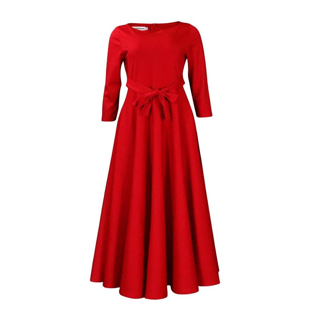 Summer New Fashion Plus Size African Dress Women's Tie Waist Maxi Dress for Women D3171