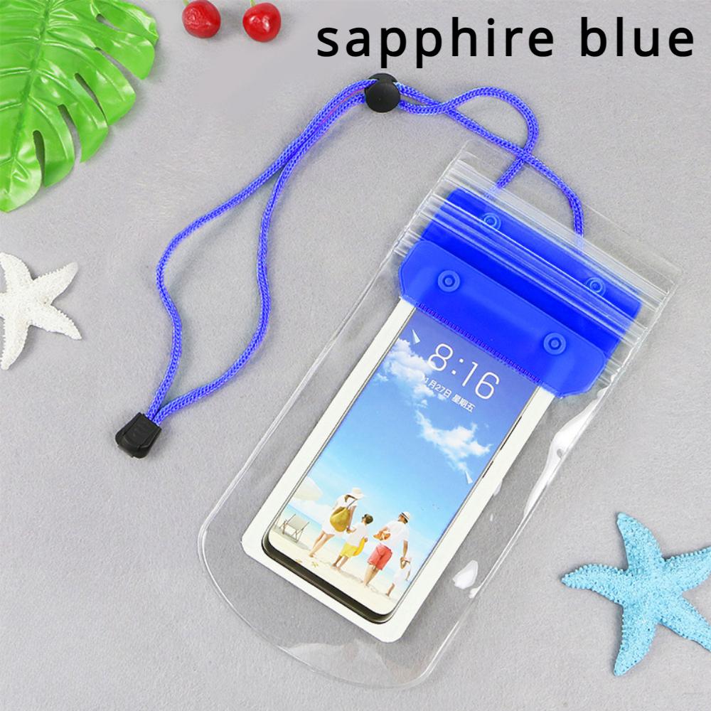 Cell Phone Waterproof Bag Three Channel Thickened Touch Screen Dive Sleeve Swimming Spa Seal Bag