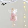 Soft Plush Home Decor Christmas Tree Angel Doll Ornament, Cute Small Handmade Pendant for Thanksgiving Day Gifts, Holiday Party Hanging