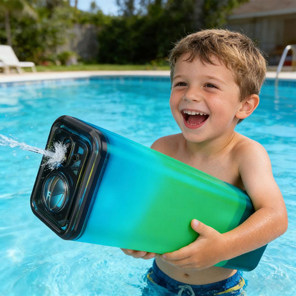 Water Play Product Integrated power Supply 3.7V Rapid Refill Design 32Ft sprinkle Distance