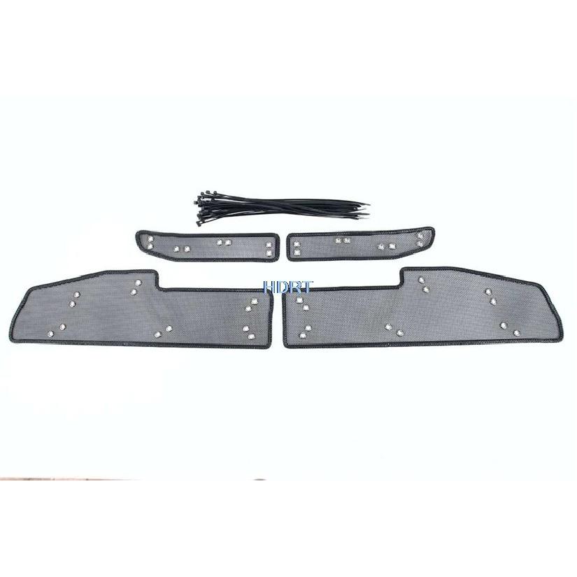 Car Styling Front Racing Grill Mesh ect Screen Anti Bug Net Cover Protector Decoration Accessories For Toyota Camry 2024 +