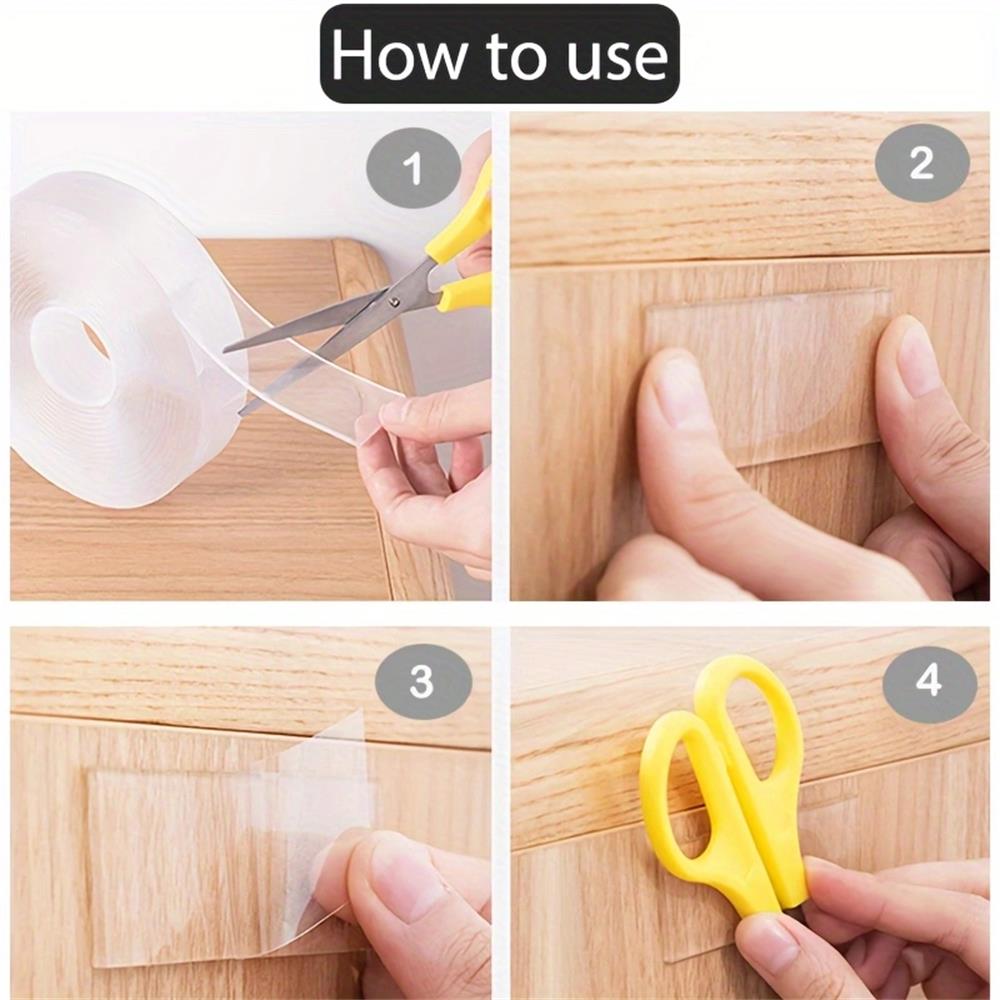 Nano tape, double-sided tape, bathroom, kitchen sink, faucet, traceless tape, waterproof tape, sticker, kitchen and bedroom tool