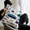 Whale And Shark Ocean Animals  Personalized picture text home decorative pillows Household Gifts 45x45cm