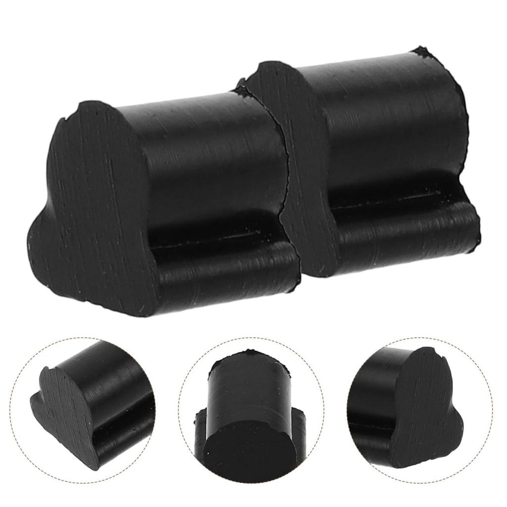 NUOLUX 10pcs Rotary Valve Rubber Bumper Stoppers for French Horn, Euphonium, Tuba, Trombone - Instrument Parts, Flexible Operation, Accessories, Horn