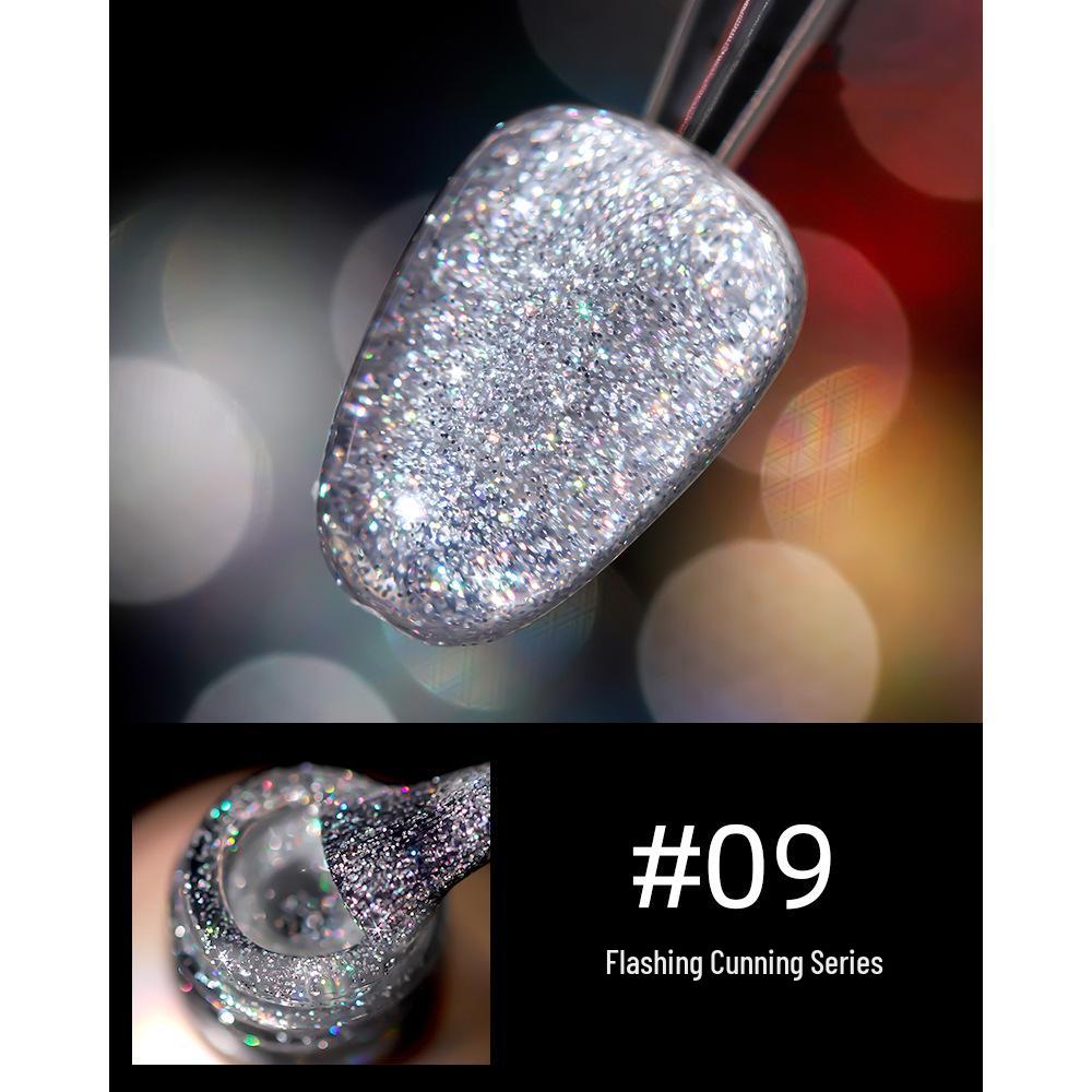 18-Color Ultra Bright Crushed Diamond Glitter Nail Gel Polish