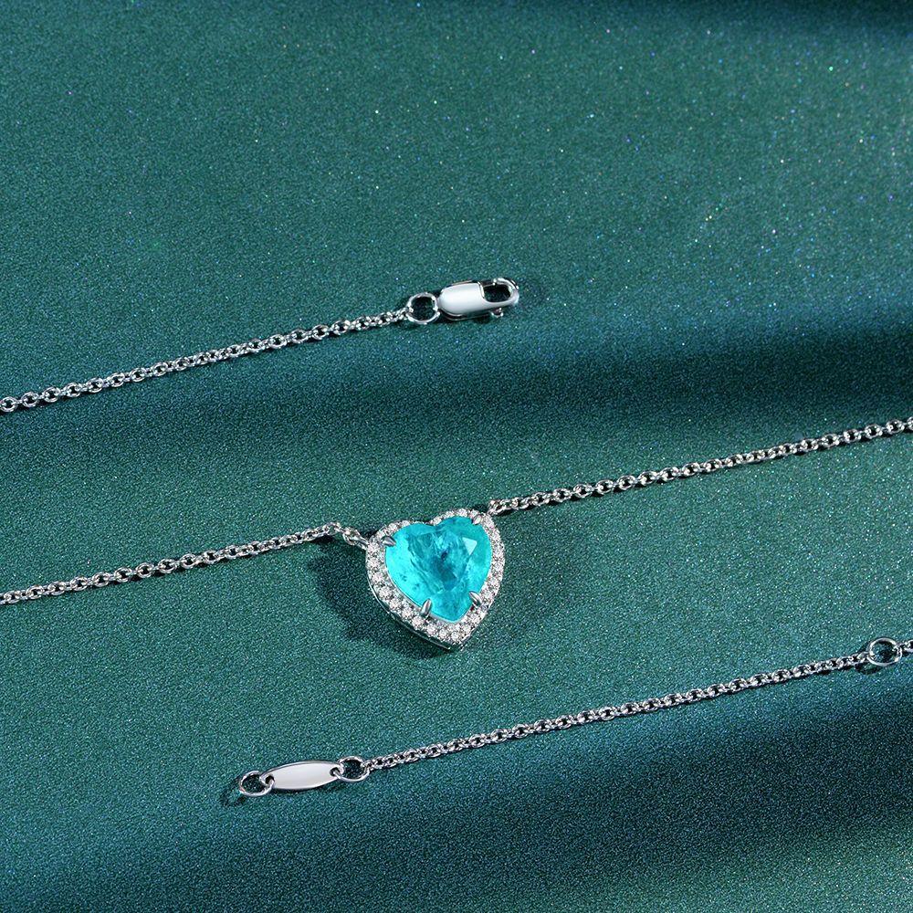 Tancise S925 Sterling Silber Zirkon Persönlichkeit Anhänger Halskette Frauen Klassische Schlüsselbein Kette