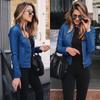Autumn/Winter Women's Fashion PU Leather Suit Jacket
