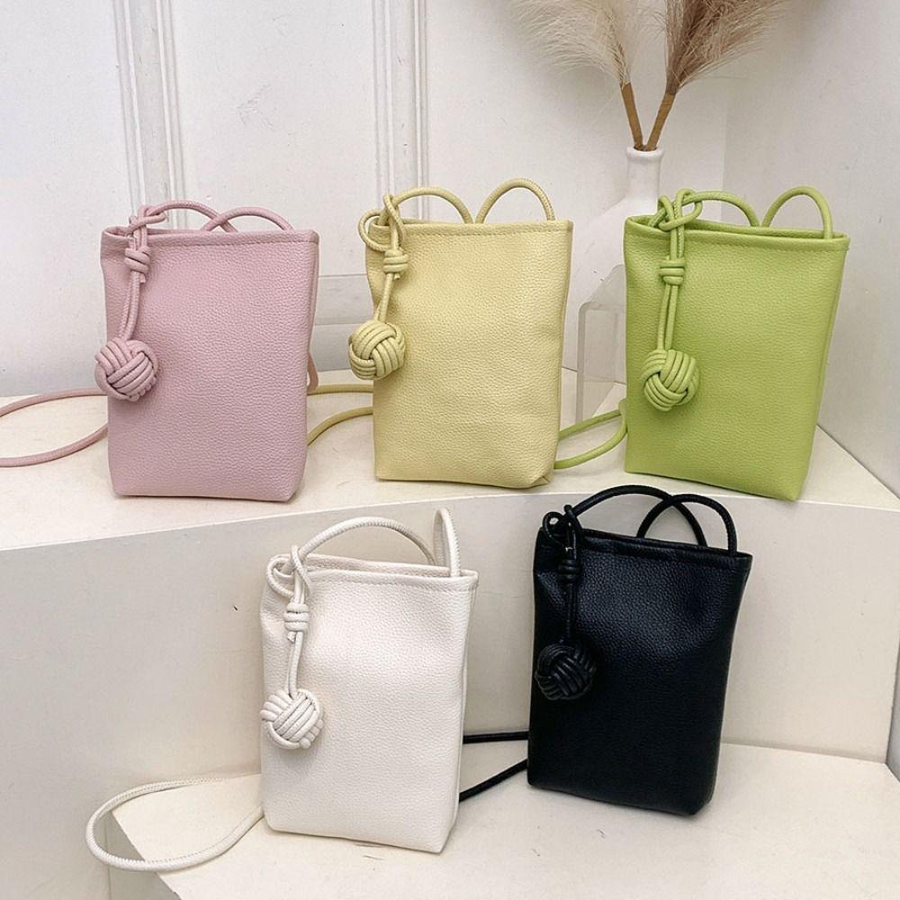 Candy Color Leather Trend Shoulder Bag PU Leather Mini Summer Shoulder Bags Summer