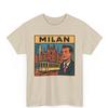 Mailand Retro Comic T-Shirt: Vintage Italien Modehauptstadt Grafik-T-Shirt