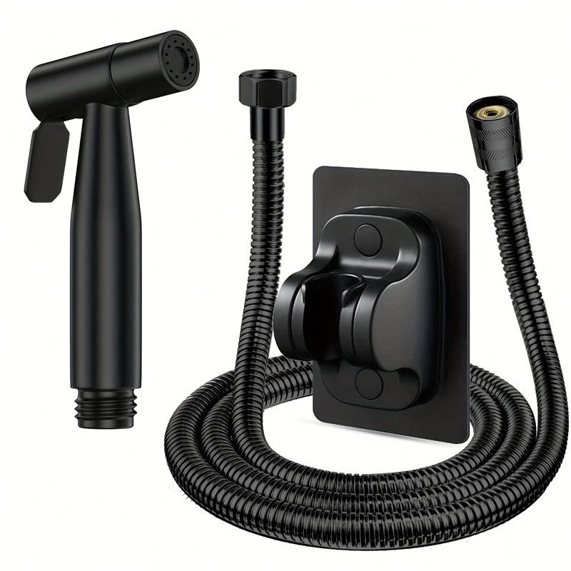 304 High-Pressure Toilet Bidet Sprayer Set with Faucet and Nozzle