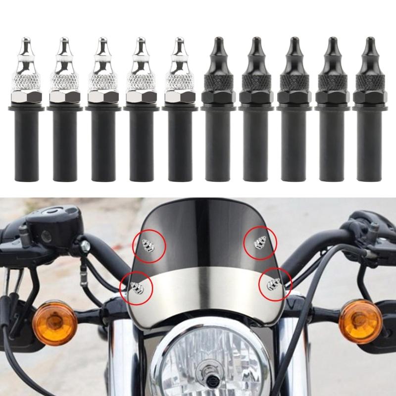 Upgraded Motorcycle Windscreen Hardware Kits Durable & Reliable Windshield Bolt Screws set Motorbike Accessories 5 Pack