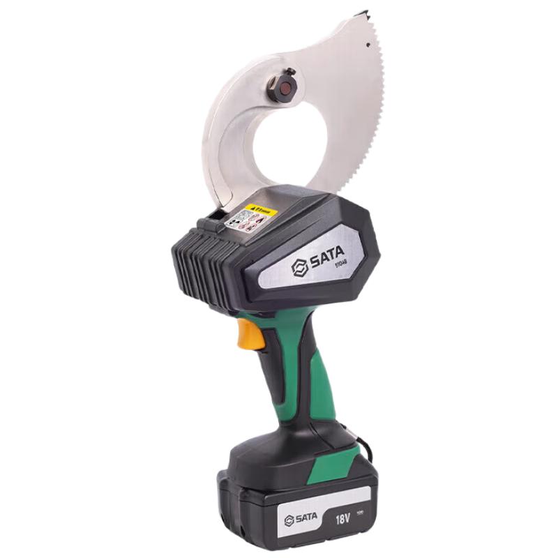 

SATA 18V Cordless Ratchet Cable Cutter CN plug (adapter included)