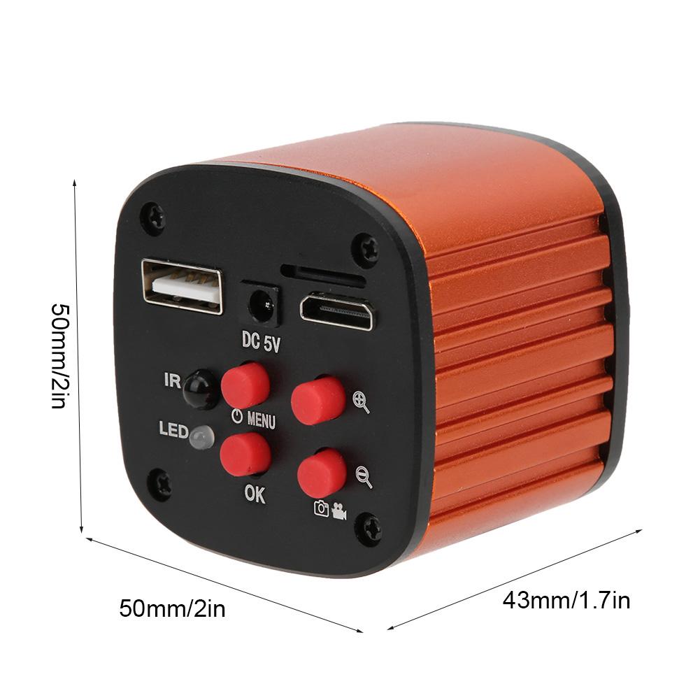 16MP USB Microscope Camera Kit Digital Magnifier with 0.5X Lens 30mm 30.5mm Ring AdapterUK Plug 100 240V