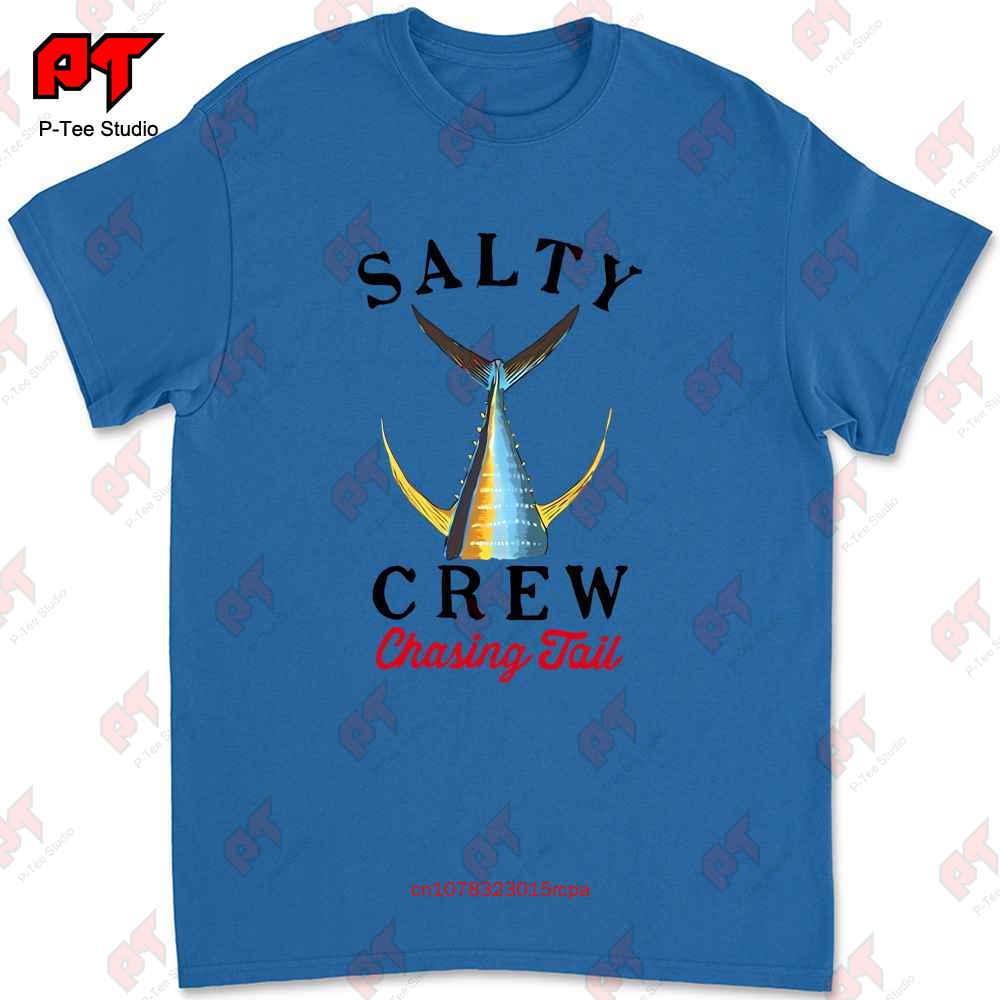 Salty Crew Men Running T Shirt Tailed Banana Yellow Medium New L56O