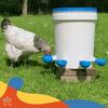 1pc, Chicken Water Feeder For Chicken, Duck, Goose, Turkey And Rabbit, Red Blue Orange