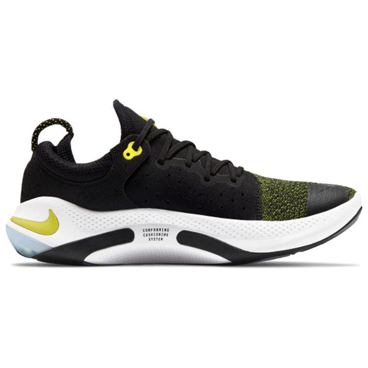 Nike Joyride Run 1 Fabric Cushioning Slip Resistant Low Top Running Shoes Unisex Yellow White Black AQ2730-010