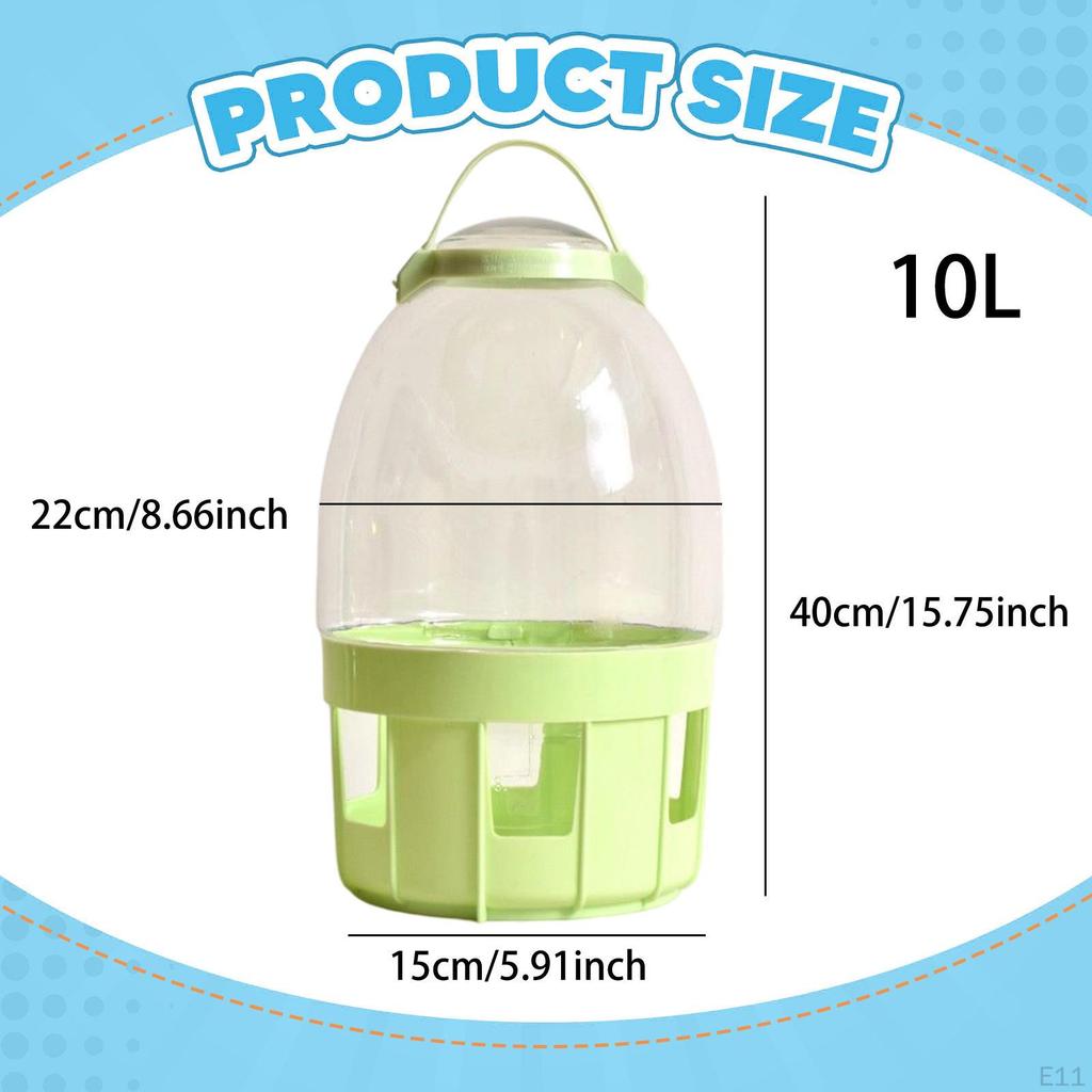 Taubentränke Vogeltränke Große Kapazität Automatisch Haustier Topf Behälter Flasche