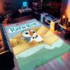 Peter Rabbit Dawn Carpet Rug for Living Room Bedroom Home Sofa Decoration,Kids play Nonslip Floor Mat