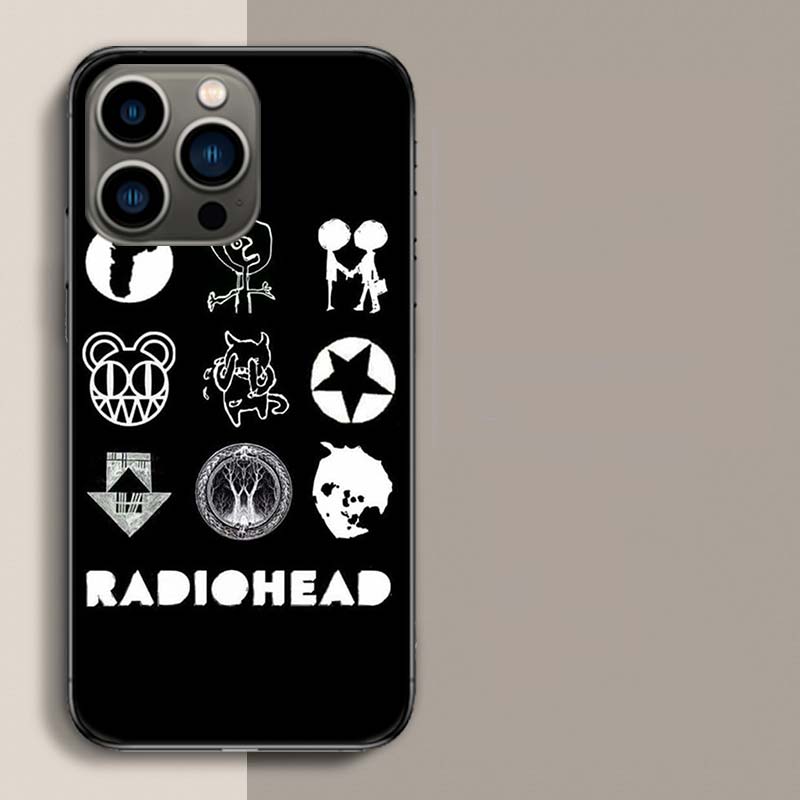

Bnad R-Radiohead Phone Case For Iphone 17 Air 15 Pro 14 Plus 16 Pro Max 17E 16E 12 13 Mini 11 Cover Cute Fundas iPhone 17 AIR