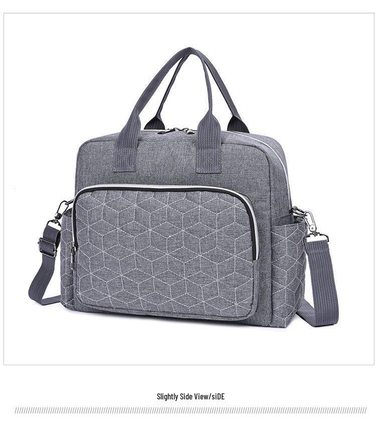 Large Capacity Multifunctional Maternity & Baby Crossbody Bag with Wet/Dry Separation