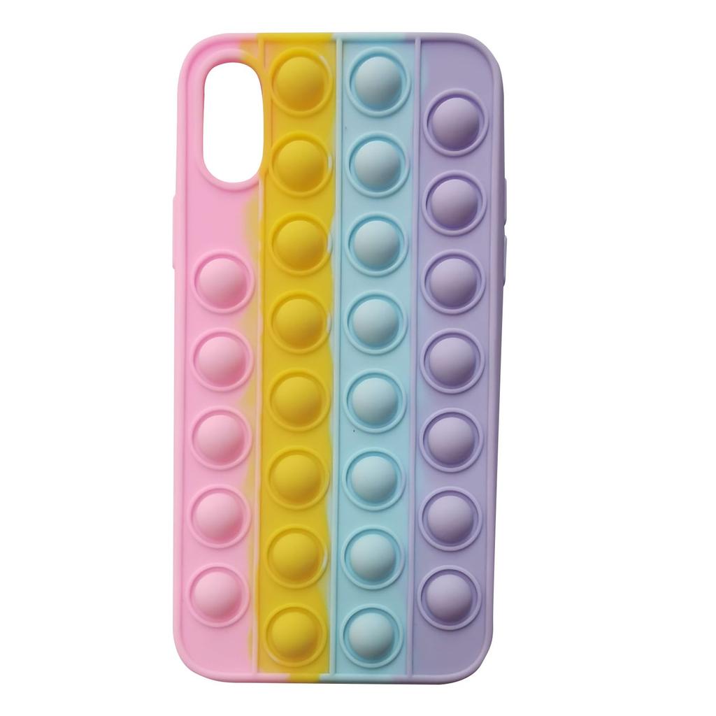  Reliver Stress Toys  Phone Case For  8/XR/11/12 Push Bubble