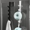 Bedroom Door Hanger Clothes Hanging Rack Over The Door Plastic Home Storage Organization Hooks, Purse Holder For Bags Rails