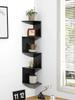 Corner Shelf - 5/2-Tier Corner Floating ShelvesWall Easy Assemble Wall Corner Shelves Bedrooms Living Room Decorations Bookcase