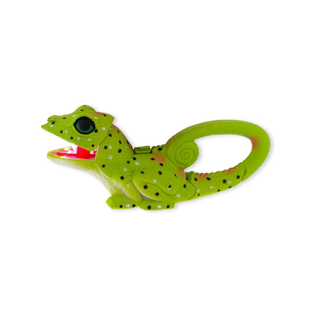 Sun Company LifeLite Animal Carabiner Flashlight Small Animal Keychain Flashlight One Size Green Lizard for and Camping Kids, Nursing,
