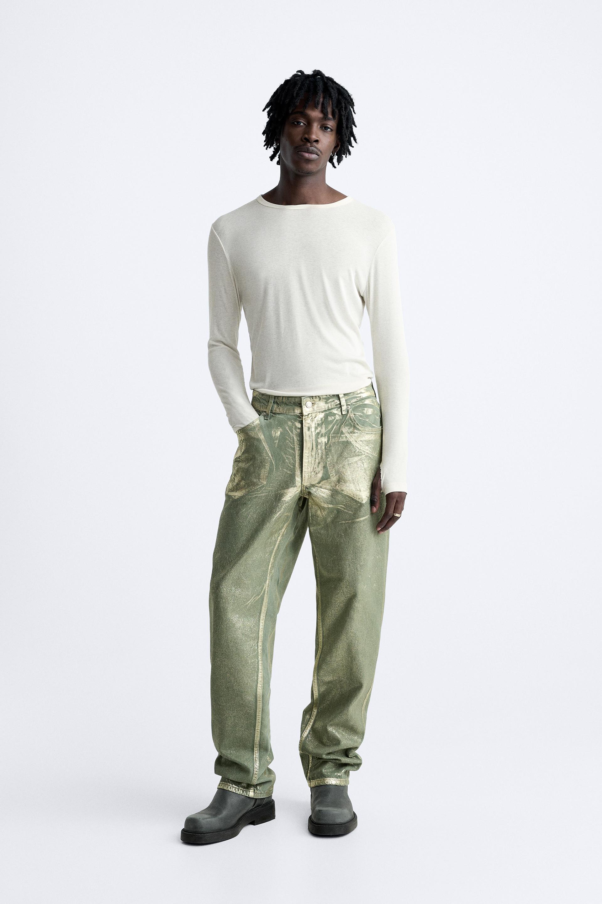 

ДЖИНСЫ СВОБОДНОГО КРОЯ МЕТАЛЛИК