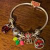Copper Silver Plated Beads Pendant Women Fashion Accessories Jewelry DIY Bracelet Stranger Things Bracelet