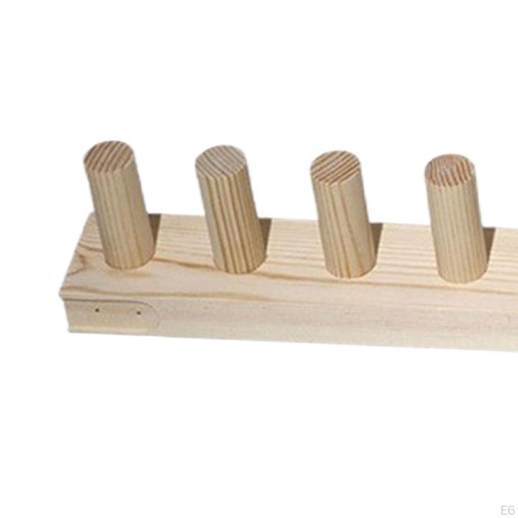 Wooden Knitting Loom Beginner Friendly Adjustable Easy to Use DIY Blanket Maker